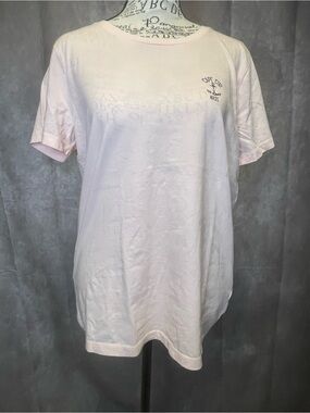 J Crew Cape Cod Anchor Graphic T‑Shirt in Pale Pink. NWOT. Size Medium.